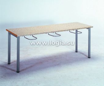 Стол обеденный с кронштейном 4 рост. гр., 1800х600х640