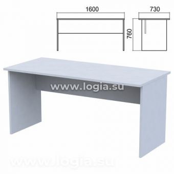 Стол письменный "Арго", 1600х730х760 мм, серый