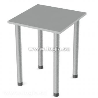 Стол квадратный на металлических опорах, 212-ФД