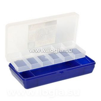 Коробка для мелочей Тривол пластик №5 темно-синий