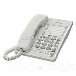 Телефон Panasonic KX-TS2363RUW (белый) однокноп.набор 20 ном., спикерфон, автодозвон