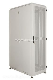 ЦМО Шкаф серверный напольный 42U (600x1000) дверь перфорированная, задние двойные перфорированные (Ш
