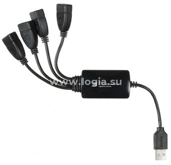  USB 2.0 Buro BU-HUB4-0.3-U2.0-Splitter 4. 