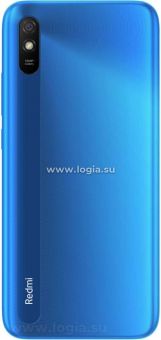 Смартфон Xiaomi Redmi 9A 32Gb 2Gb синий моноблок 3G 4G 2Sim 6.53" 720x1600 Android 10 13Mpix 802.11 