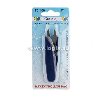 Ножницы Gamma TC-100 для обрезки ниток кусачки 105 мм