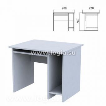 Стол компьютерный "Арго", 900х730х760 мм, серый