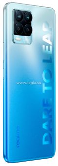 Смартфон Realme 8 Pro 128Gb 6Gb синий моноблок 3G 4G 2Sim 6.4" 1080x2400 Android 11 108Mpix 802.11 a