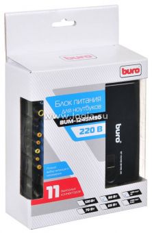   Buro BUM-1245M90  90W 12V-24V 11-connectors 3.5A 1xUSB 1A    