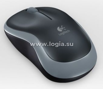 Logitech Wireless Mouse M185 dark grey USB