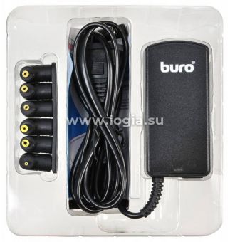   Buro BUM-0061A40  40W 12V-20V 8-connectors 3.2A 1xUSB 1A   